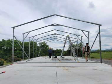 Keen's Buildings, Keen's UrbanElite 24x30 Metal Garage (2-Car Garage + Storage or Workshop space), 720 sqft, KBG-3G243000-...