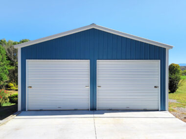 Keen's Buildings, Keen's UrbanElite 24x30 Metal Garage (2-Car Garage + Storage or Workshop space), 720 sqft, KBG-3G243000-...