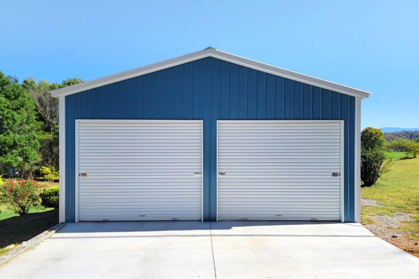 Keen'S Buildings, Keen'S Urbanelite 24X30 Metal Garage (2-Car Garage + Storage Or Workshop Space), 720 Sqft, Kbg-3G243000-...