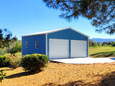 Keen's Buildings, Keen's UrbanElite 24x30 Metal Garage (2-Car Garage + Storage or Workshop space), 720 sqft, KBG-3G243000-...