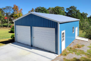Keen's UrbanElite 24x30 Metal Garage (2-Car Garage + Storage or Workshop space), 720 sqft