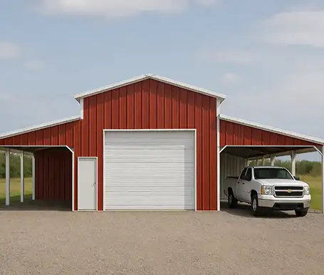 Raised Center Pole Barns