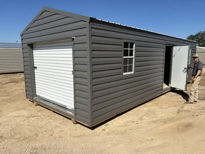 Keen'S Buildings, 12X30 Shed With Roll-Up Door, Clsh-S123007-1R1D2W
