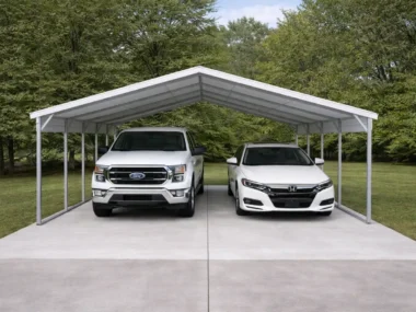 Keen's Buildings, 22x25 Carport, KBC-222500-OPN