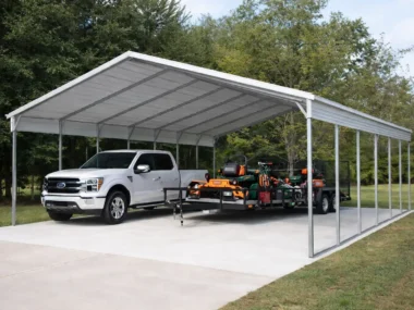 Keen's Buildings, 26x30 Carport, KBC-263000-OPN