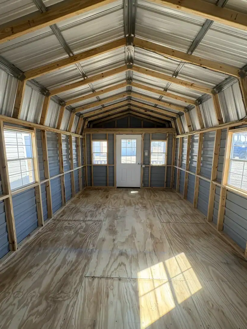Keen'S Buildings, 12X24 Cabin/Barn With Porch - Clearance Shed, Clsh-1224Gmp-1D4W
