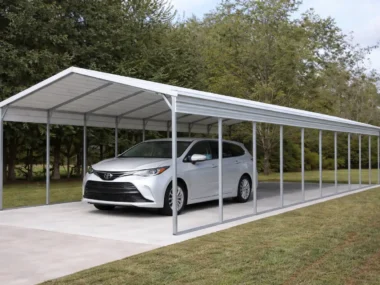Keen's Buildings, 12x35 Carport, KBC-123500-OPN