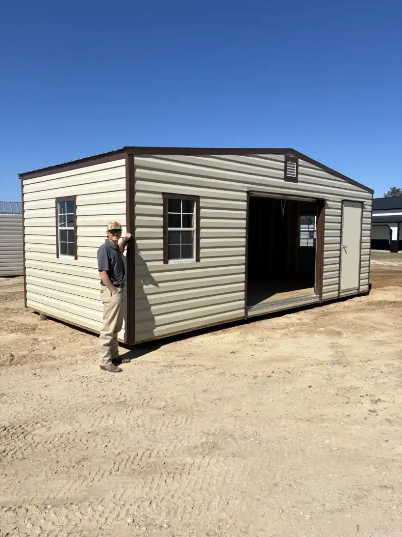 Keen'S Buildings, 12X24 Shed With Roll-Up Door, Clsh-122407-1R1D4W