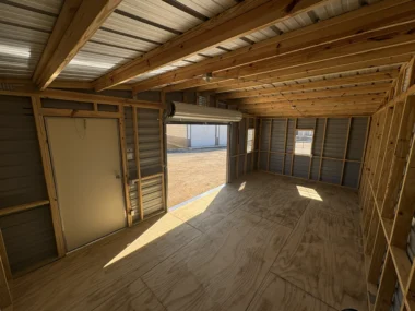 Keen's Buildings, 12x24 Shed with Roll-up Door, CLSH-122407-1R1D4W