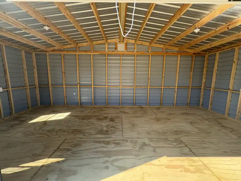 Keen'S Buildings, 12X24 Shed With Roll-Up Door, Clsh-122407-1R1D4W