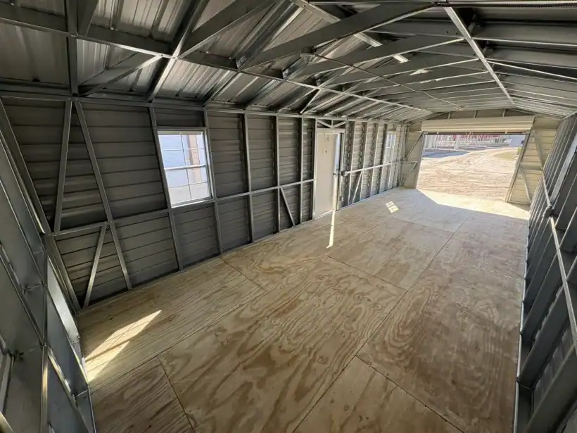 Keen'S Buildings, 12X30 Shed With Roll-Up Door, Clsh-S123007-1R1D2W
