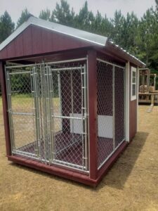 7x10 Dog Kennel - Double Run