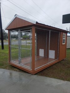 7x12 Dog Kennel - Double Run