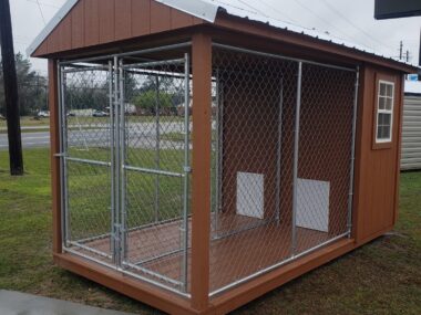 7x12 Dog Kennel - Double Run