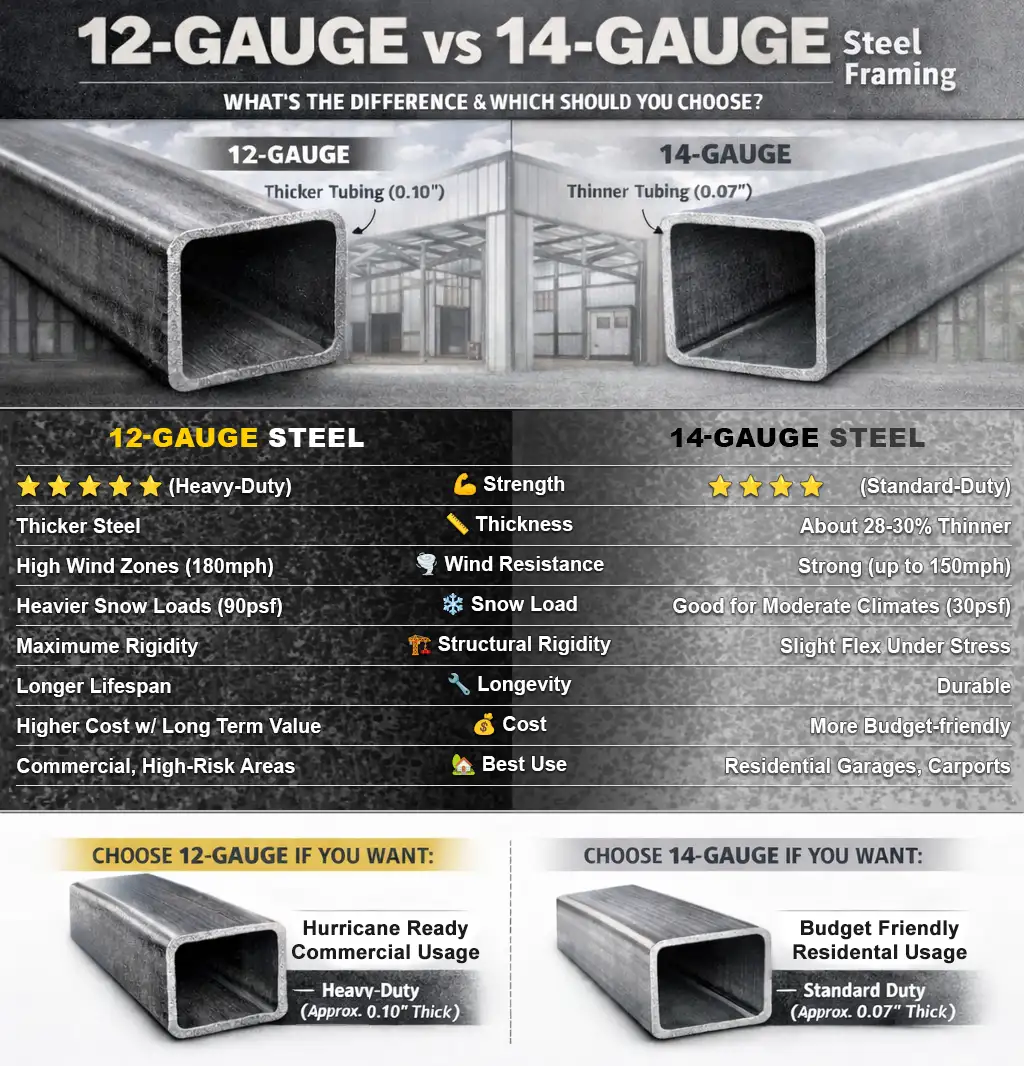 12-Gauge Vs 14-Gauge Metal Framing