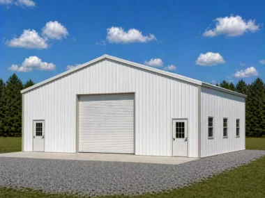 40x30 Metal Workshop Garage