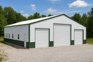 50x80 Metal Building - Titan Series, Silverhawk