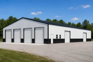 60x80 Metal Building - Titan Series SilverEagle