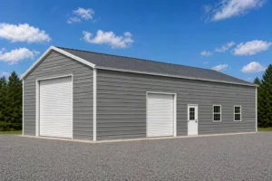 30x70 Metal Building - Long Workshop or Equipment Garage