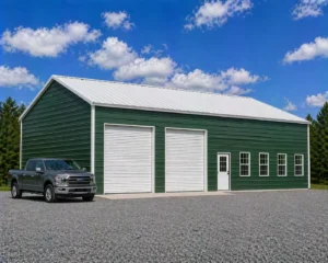 40x55 Metal Building - Pro Shop or RV Garage with Work Bay