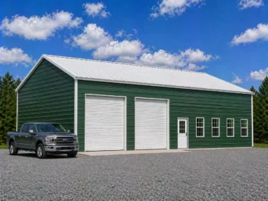 40x55 Metal Building - Pro Shop or RV Garage with Work Bay