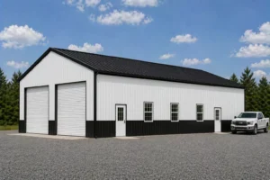 40x65 Metal Building - Pro Shop with Dedicated Storage Bay