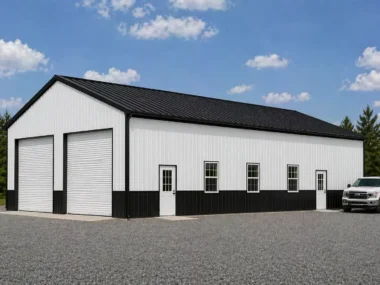 40x65 Metal Building - Pro Shop with Dedicated Storage Bay