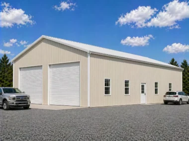 50x65 Metal Building - Mid-Size Warehouse or Equine Barn