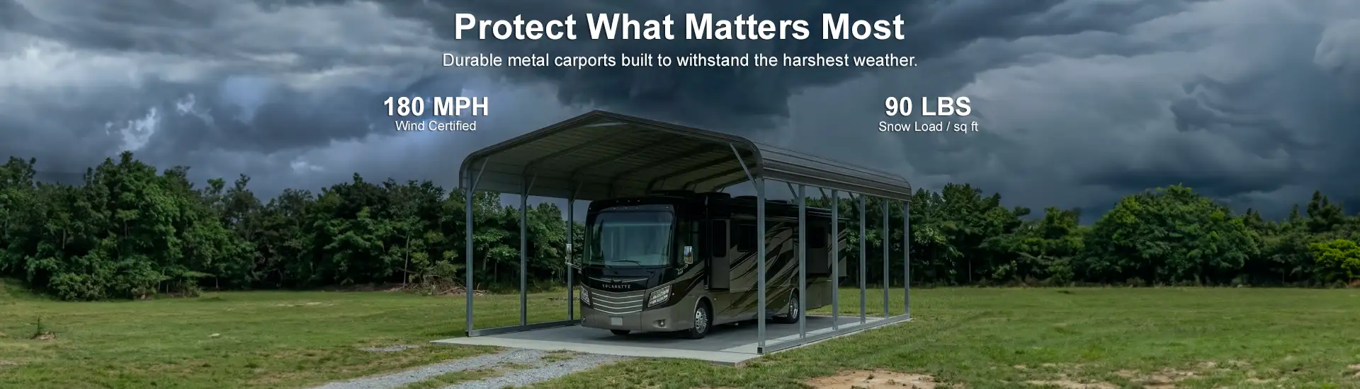 Extreme Weather Durable Metal Carports for Sale