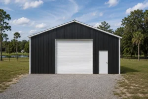 30x30 Enclosed Pole Barn