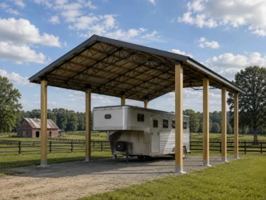 Keen's Buildings, 30x30 Pole Barn, KBP-303000-OP