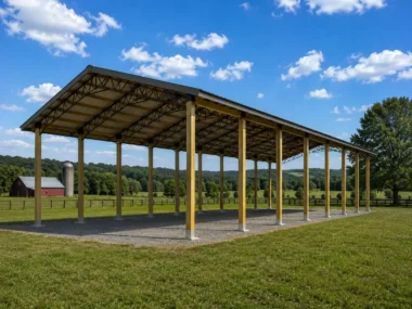 Keen's Buildings, 30x60 Pole Barn, KBP-306000-OP