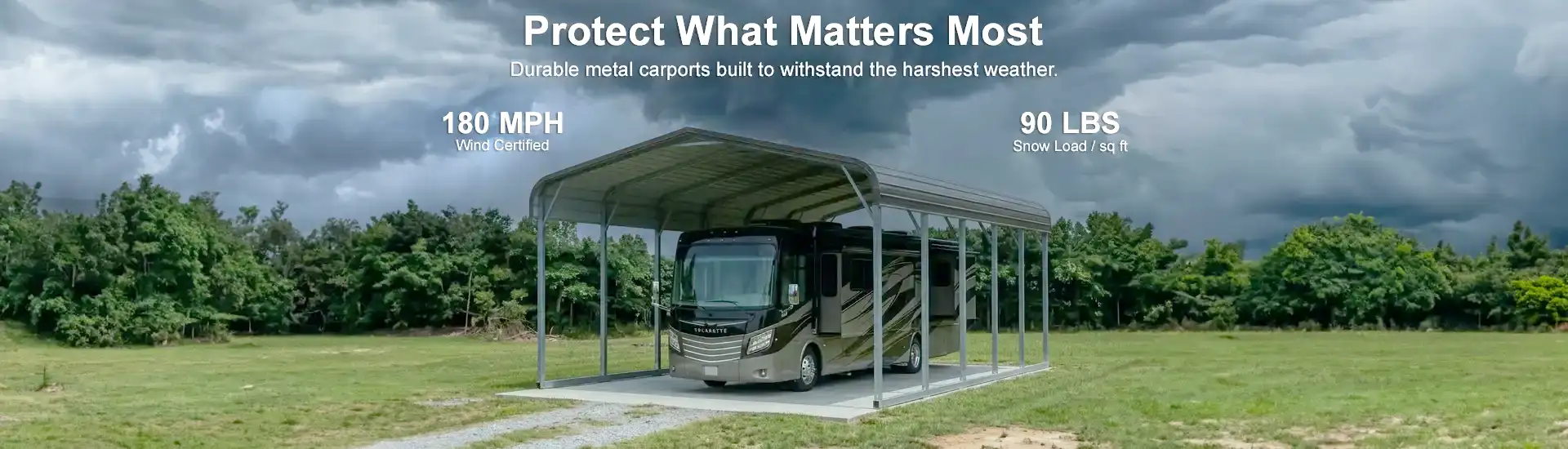 Extreme Weather Durable Metal Carports for Sale